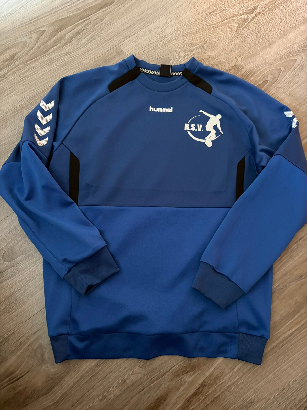 Trui Hummel maat 164 met naam Jens, Kinderen en Baby's, Ophalen of Verzenden, Zo goed als nieuw, Jongen of Meisje, Trui of Vest