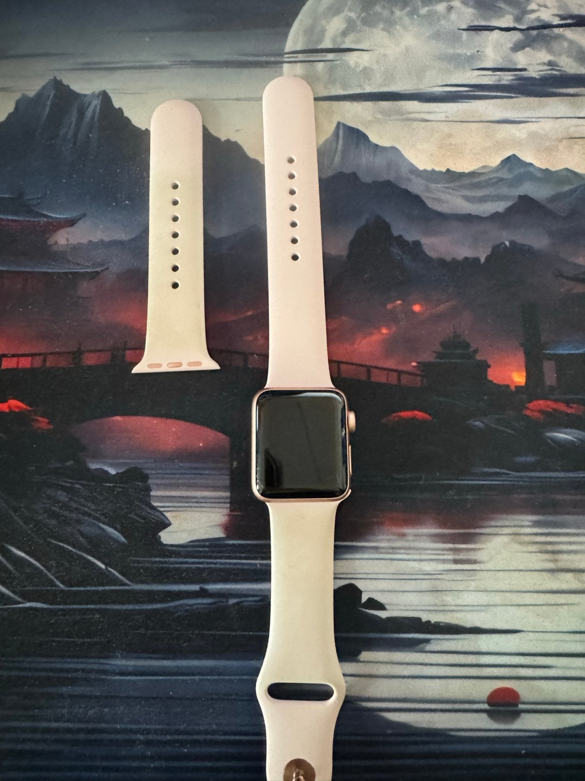 Apple Watch Series 3 (Roze/Goud), IOS, Ophalen of Verzenden, Afstand, Gebruikt