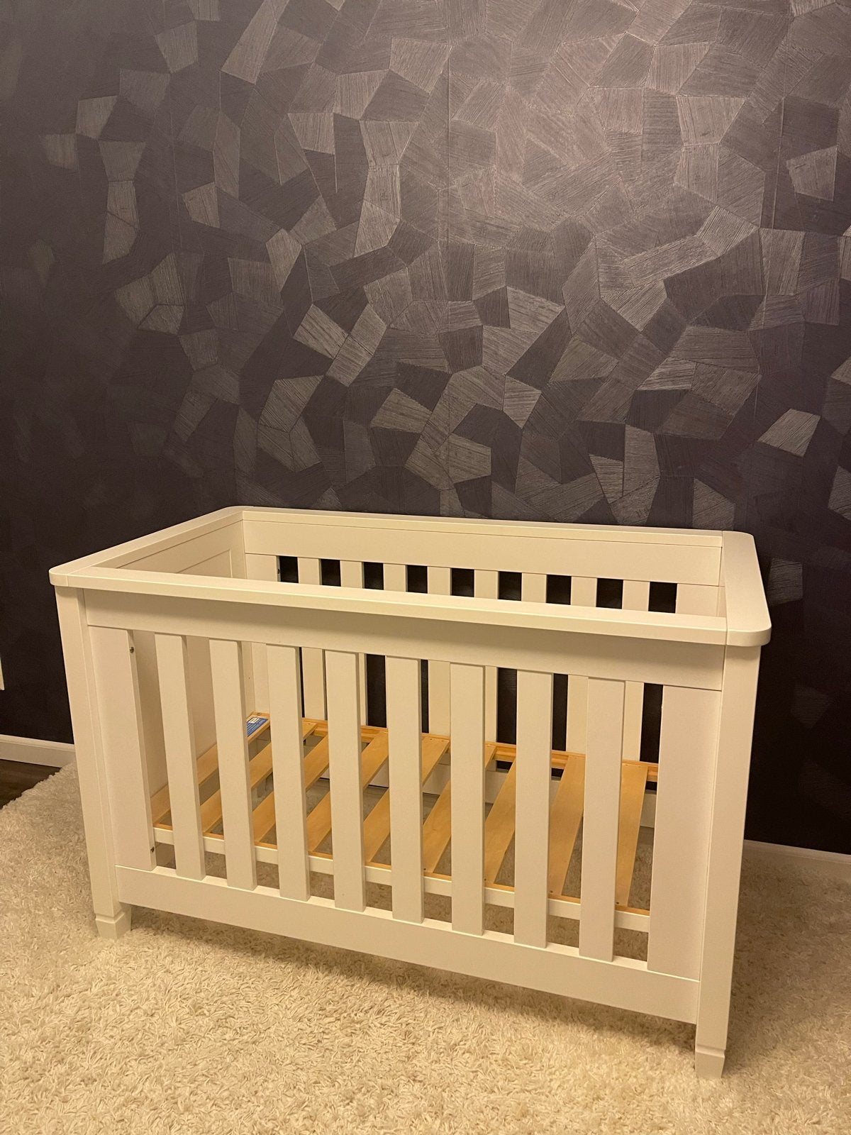 Complete babykamer TWF Marbella: Ledikant, Commode, Hanglegk, Ophalen, Gebruikt, 50 tot 70 cm, 105 cm of meer