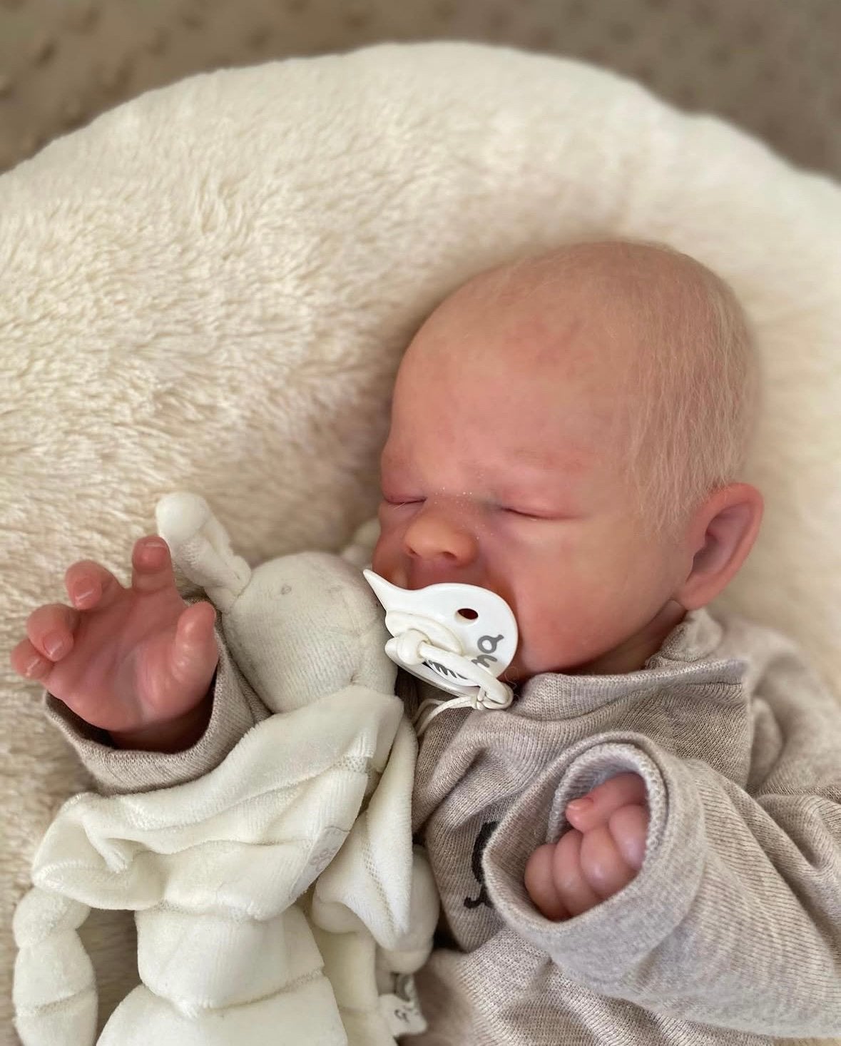 Reborn baby, Verzamelen, Poppen, Ophalen of Verzenden, Zo goed als nieuw, Babypop