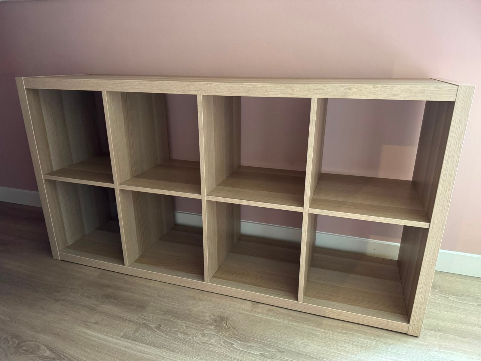 IKEA KALLAX Open kast, eikeneffect, 77x147 cm, Ophalen, Zo goed als nieuw