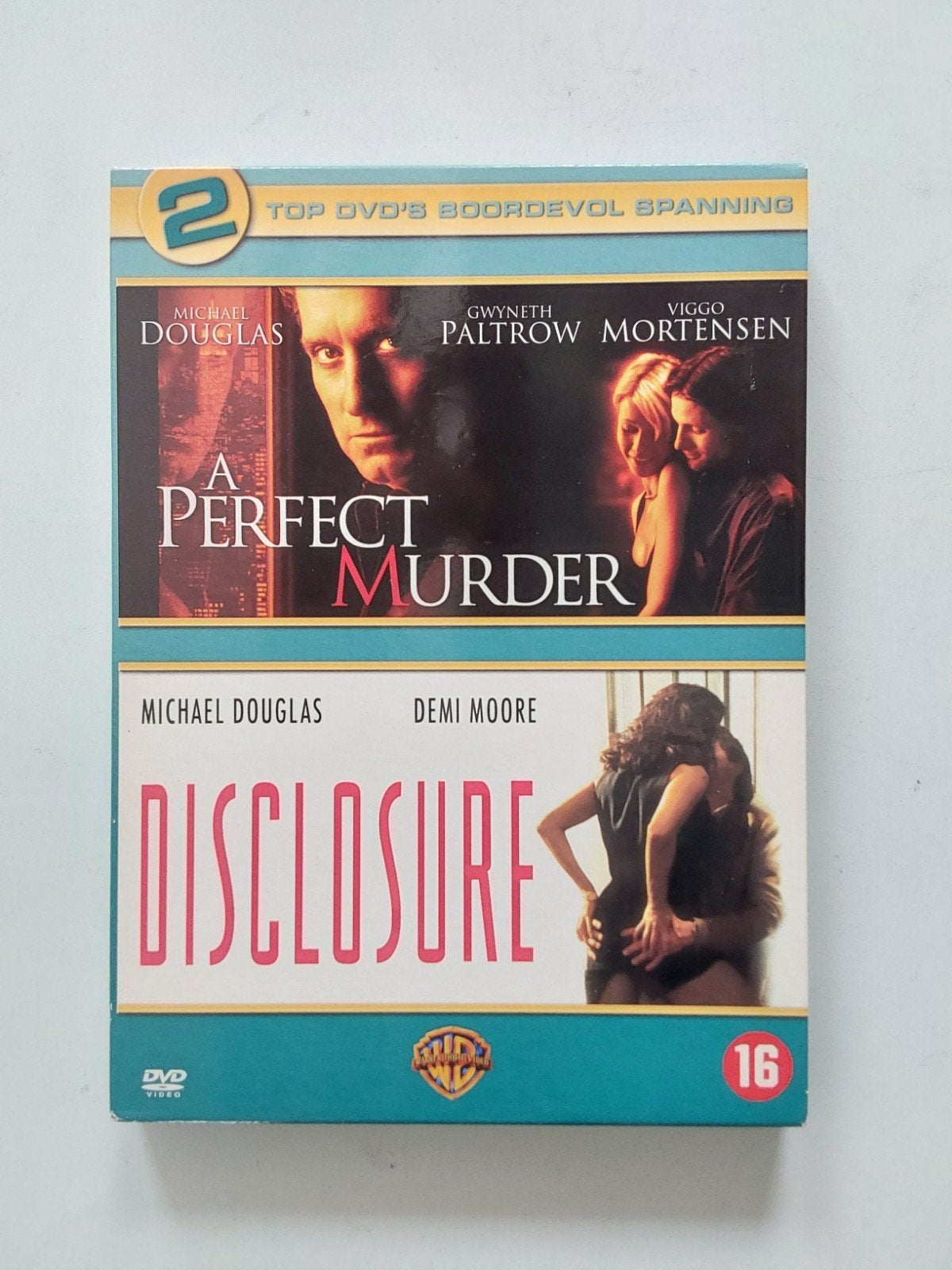 A Perfect Murder + Disclosure, Engels, Vanaf 16 jaar, Nederlands, Actiethriller