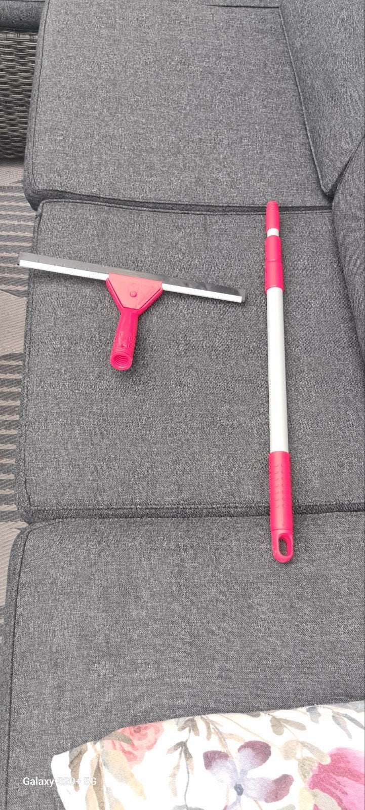 Raamwisser met uitschuifbare steel - Roze, Ophalen of Verzenden, Raamwisser of Trekker