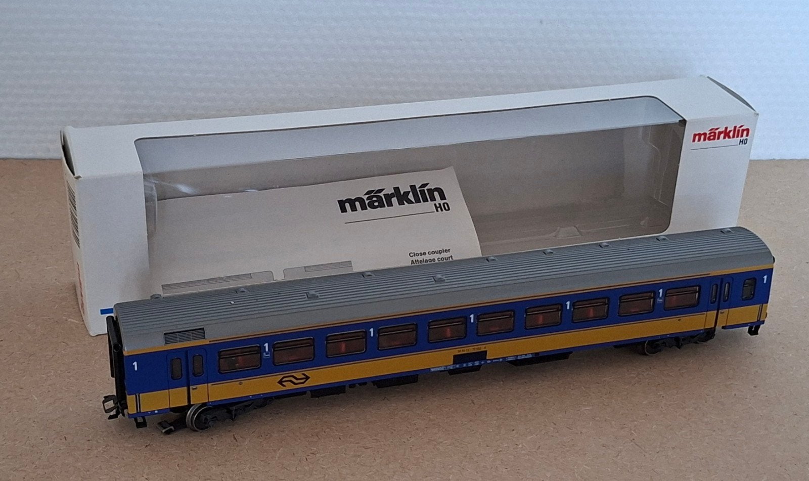 Märklin 4264 H0 NS Intercity Rijtuig 1e Klas, Wisselstroom, Verzenden, Wagon, Märklin