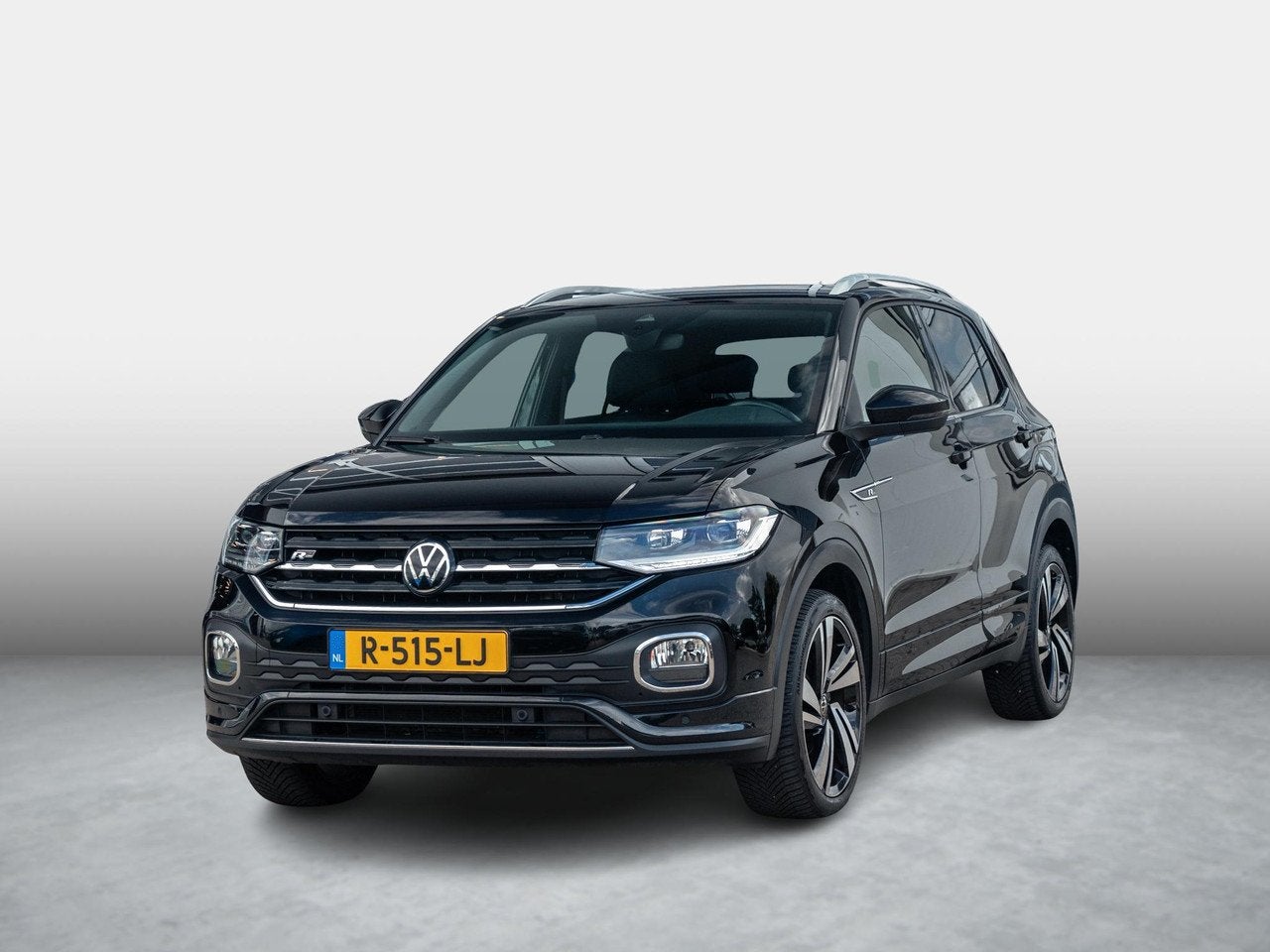 Volkswagen T-Cross 1.0 TSI R-Line l Automaat l R-Line l Acht, Auto's, T-Cross, Gebruikt, Zwart, Origineel Nederlands
