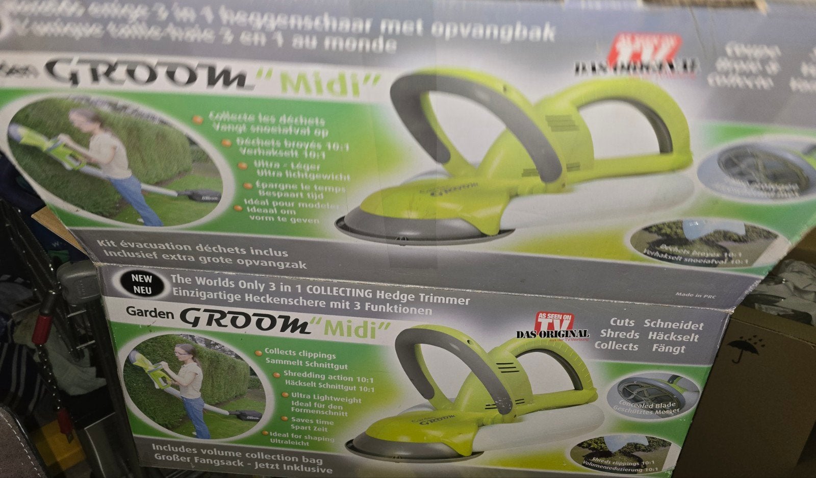 Garden Groom Midi 3-in-1 Heggenschaar met opvangbak, Ophalen, Nieuw, Elektrisch, Garden Groom