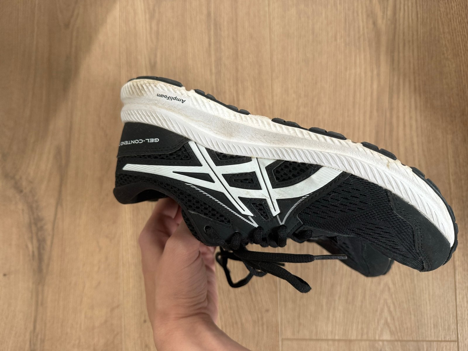 Gratis Asics Hardloopschoenen Maat 39 Zwart, Ophalen, Zo goed als nieuw, Zwart, Sportschoenen