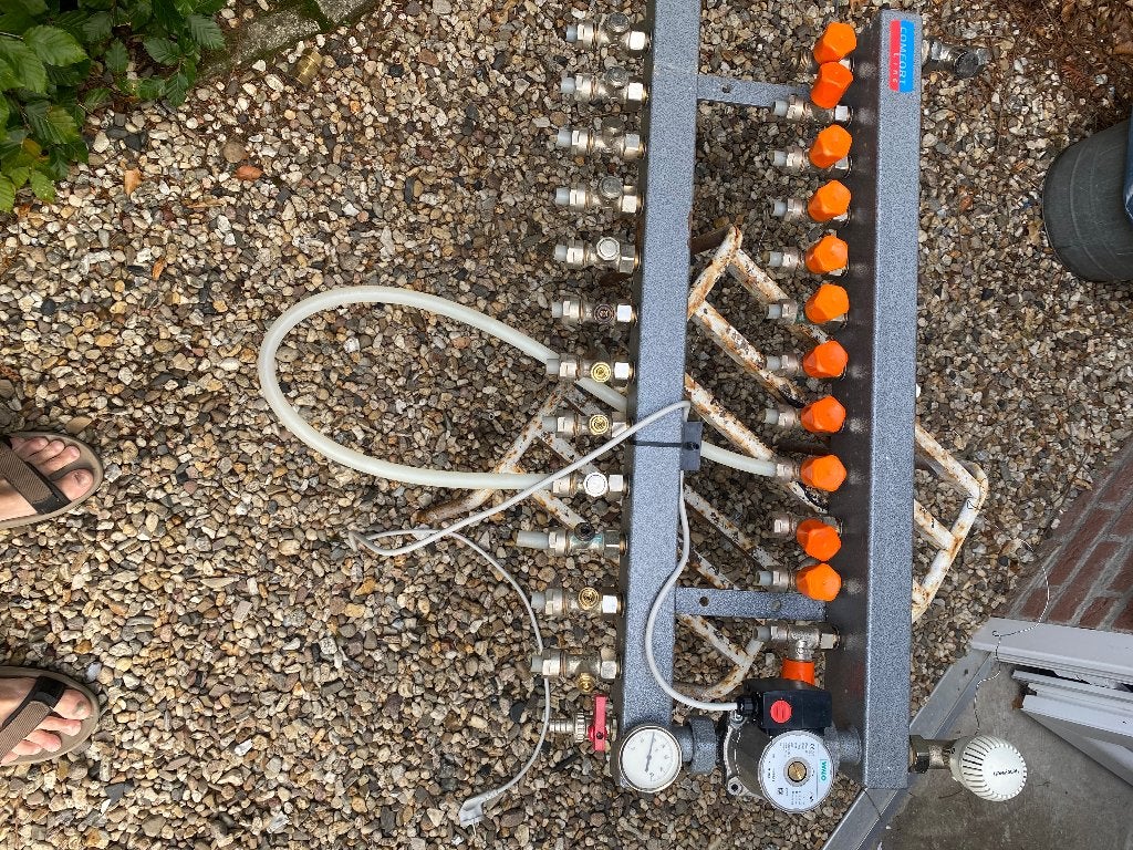 Vloerverwarming verdeler, Ophalen, Gebruikt, Minder dan 30 cm, Overige typen