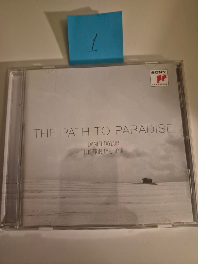 The Path to Paradise - Daniel Taylor & The Trinity Choir CD, Ophalen of Verzenden, Middeleeuwen en Renaissance, Zo goed als nieuw