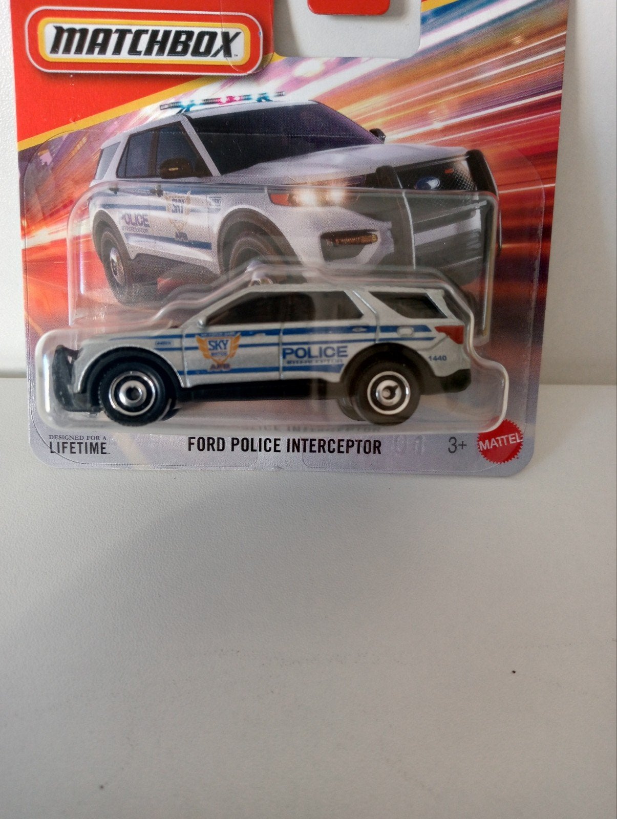 Matchbox Ford Police Interceptor - Nieuw in verpakking, Ophalen of Verzenden, Nieuw, Auto