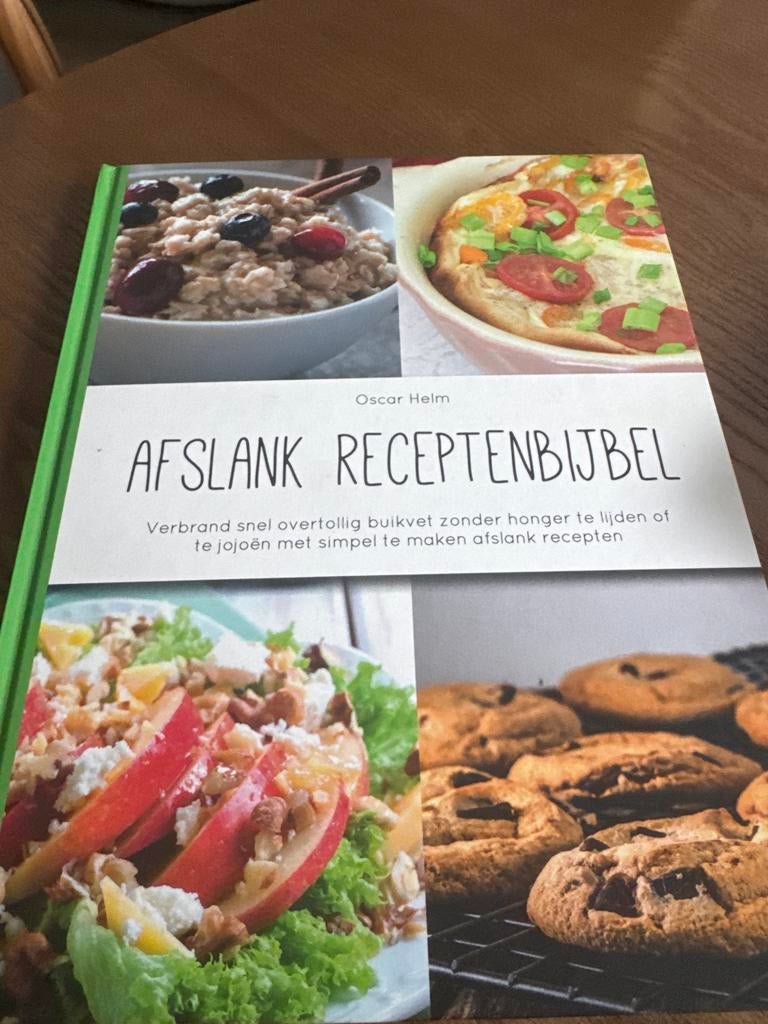 Afslank Receptenbijbel - Oscar Helm, Ophalen of Verzenden, Nieuw, Oscar Helm, Gezond koken