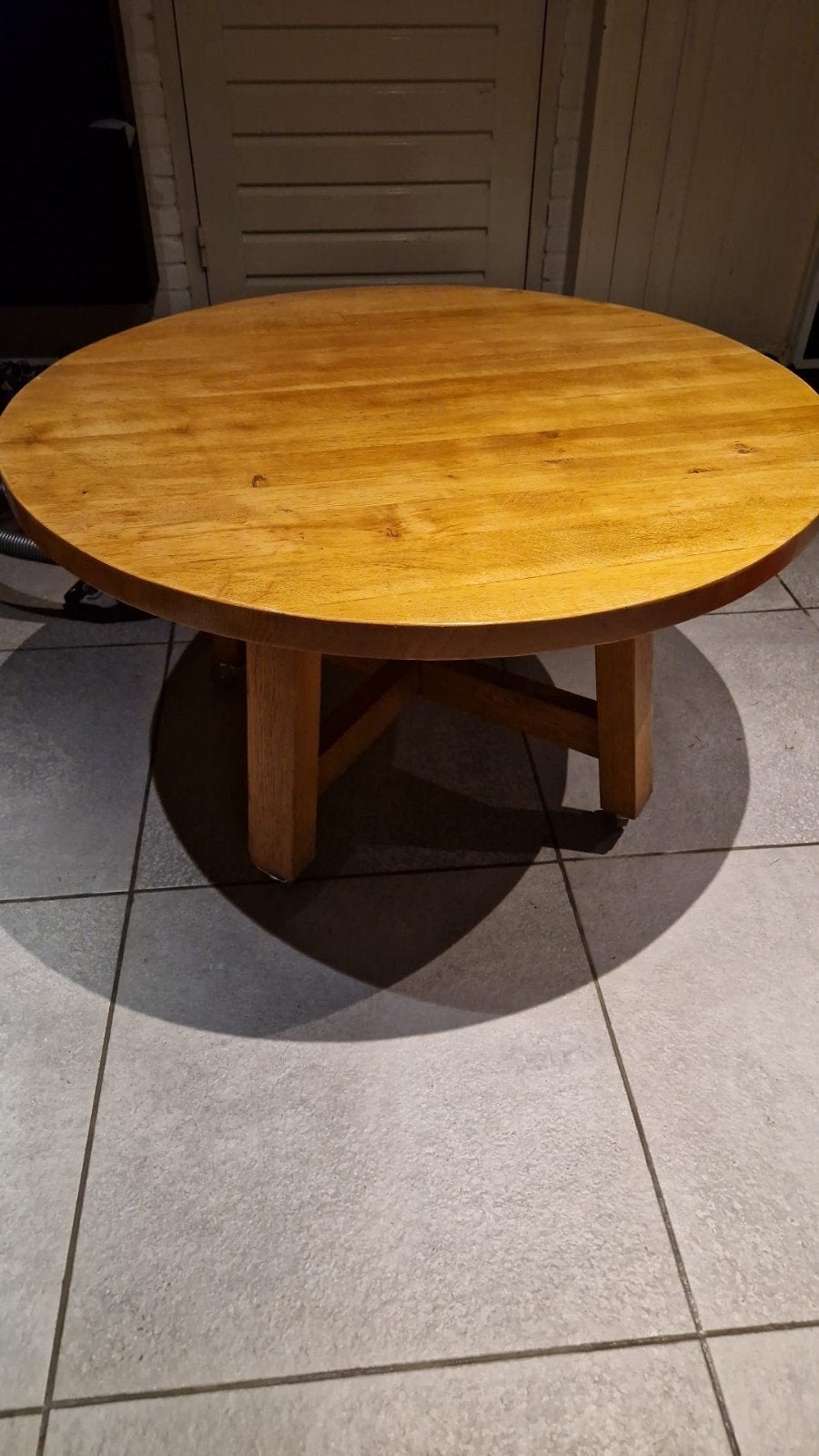 Salontafel licht eiken, Ophalen, Gebruikt, 50 tot 100 cm, 50 tot 100 cm