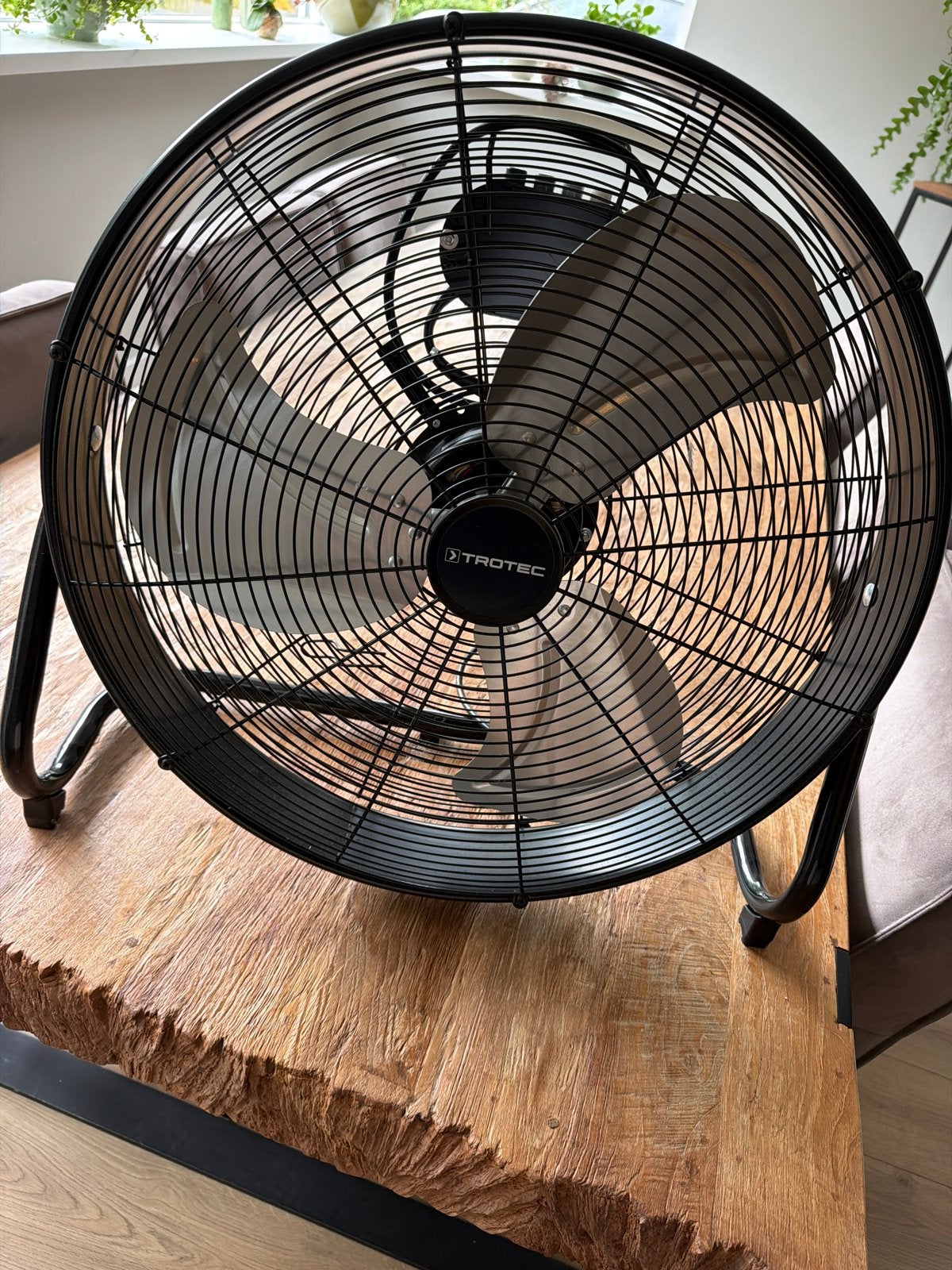 Trotec TVM 20 D Vloerventilator - Krachtige Koeling, Witgoed en Apparatuur, Ventilatoren, Ophalen, Zo goed als nieuw, Vloerventilator