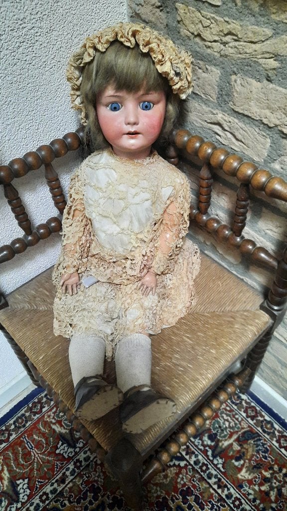 Te koop: antieke stoel en antieke pop, Antiek en Kunst, Ophalen