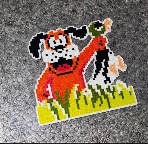 DUCK HUNT Hond NES Bartop Vinyl Arcade Game Sticker, Avontuur en Actie, Verzenden, 1 speler, Nieuw