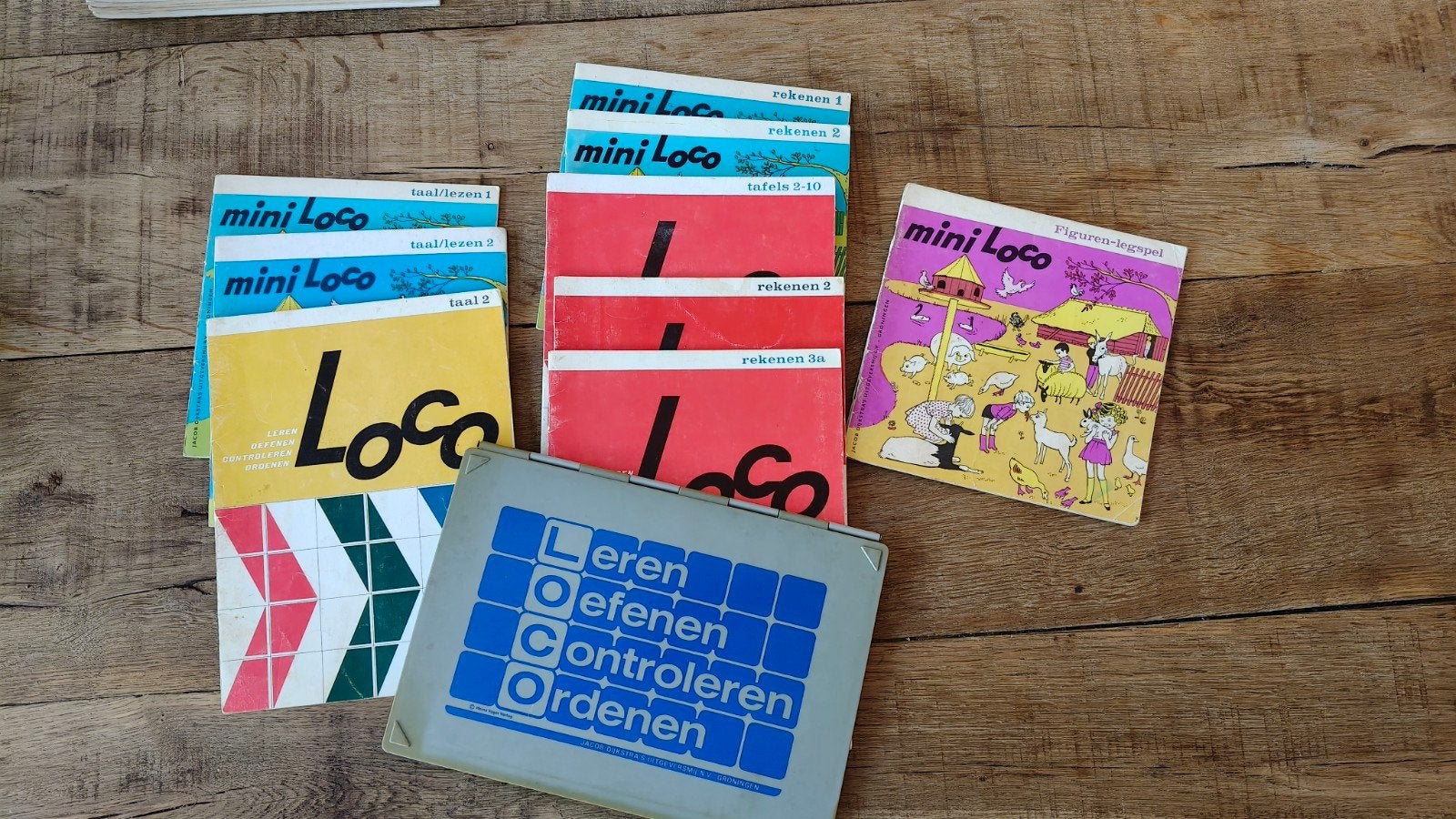 Mini Loco set voor taal en rekenen - Educatief spel, Ophalen of Verzenden, Gebruikt, Taal en Lezen