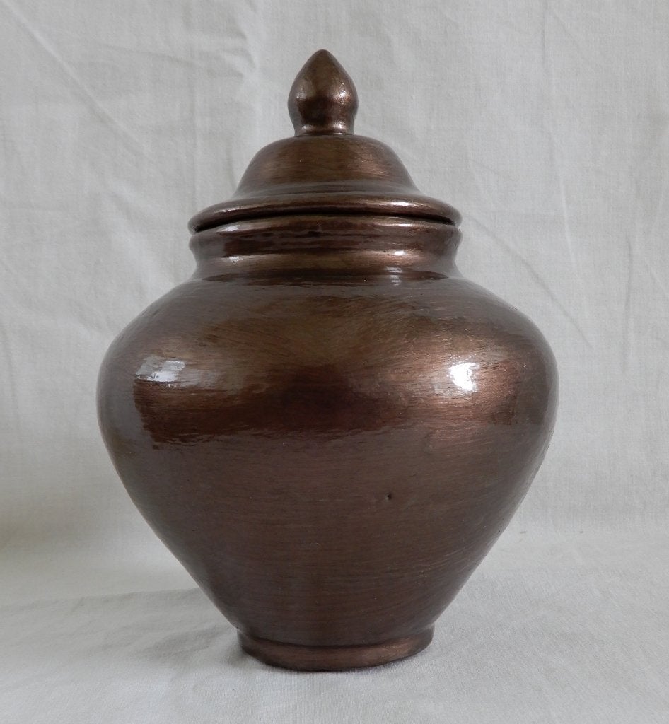 Urn Brons kleur ( Verdeel urn ), Ophalen of Verzenden, Nieuw, Steen/keramiek, Klassiek
