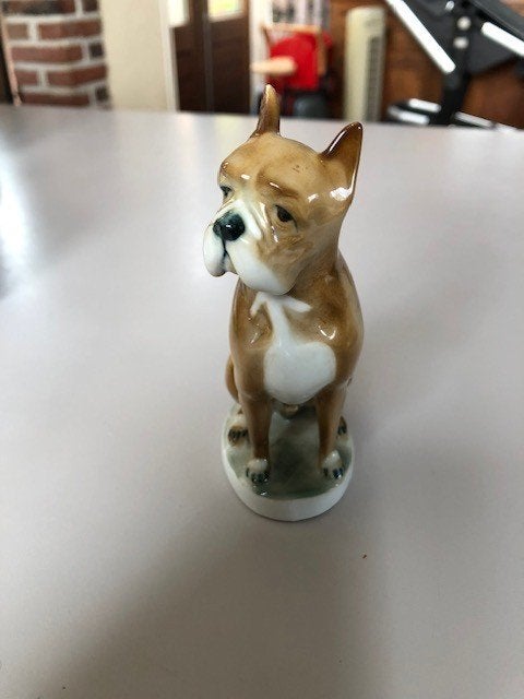 Boxer Porcelain Figurine Zsolnay Terenc Ory, Antiek en Kunst, Ophalen of Verzenden