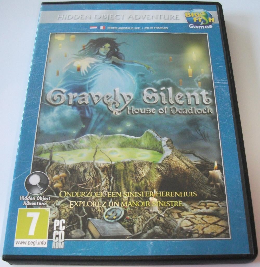 PC Game *** GRAVELY SILENT *** House of Deadlock, Puzzel en Educatief, 1 speler, Ophalen of Verzenden, Zo goed als nieuw