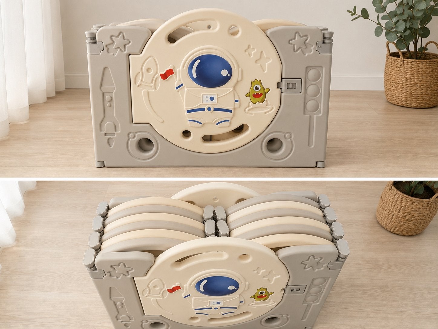 Ruime opvouwbare babybox - ophalen in Scheveningen, Ophalen, Zo goed als nieuw, Rechthoekig