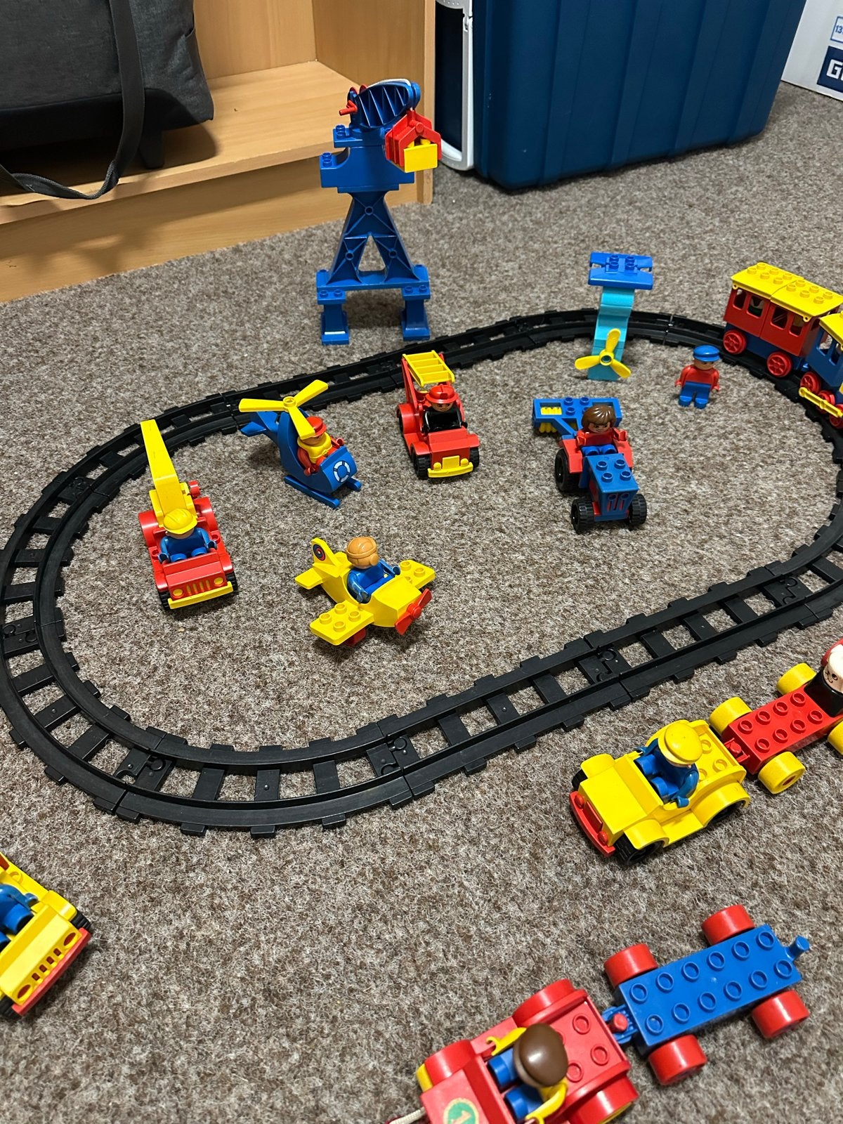 Grote partij LEGO Duplo met diverse thema's en voertuigen, Gebruikt, Ophalen of Verzenden, Duplo, Complete set
