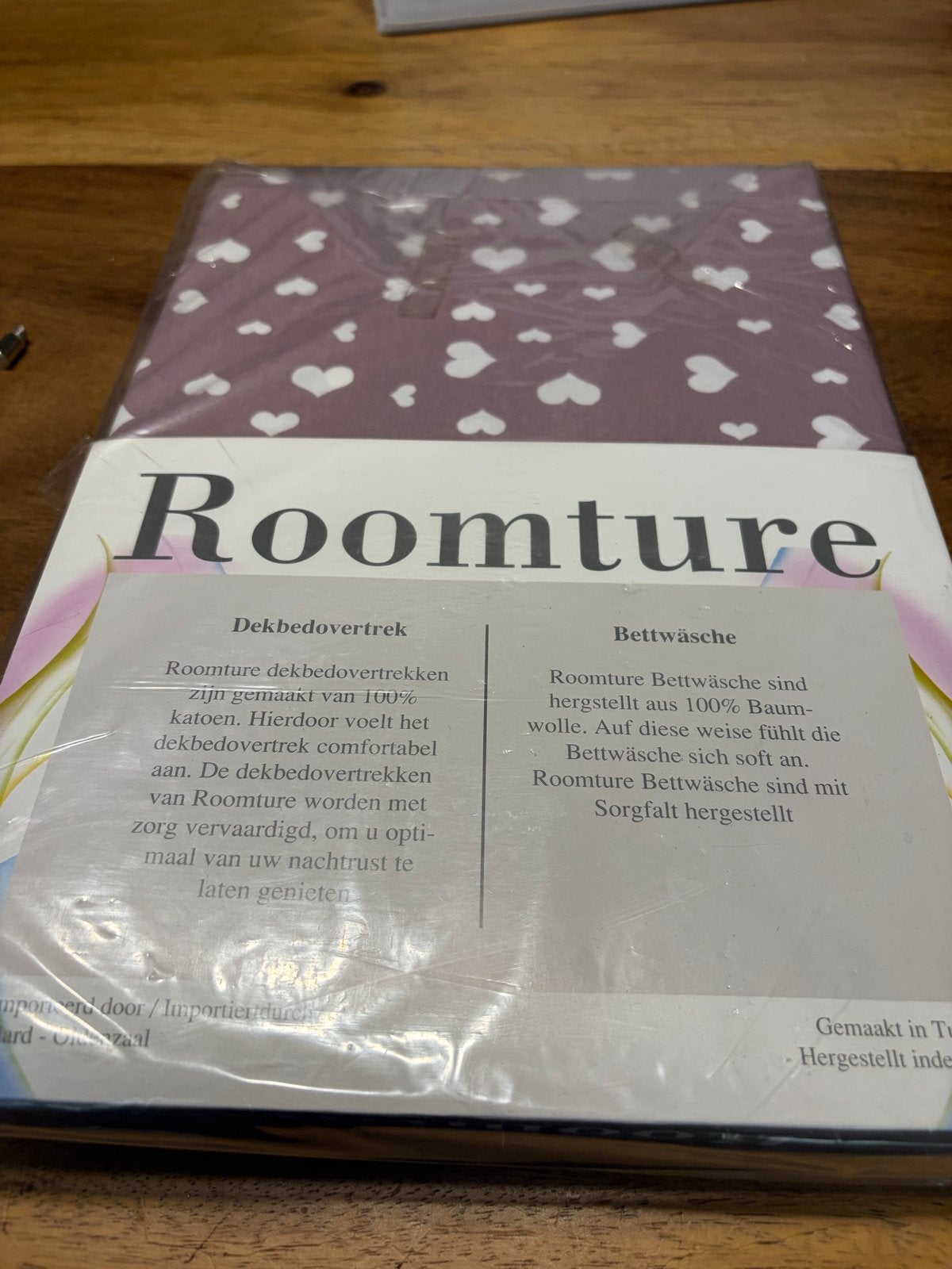 Roomture Dekbedovertrek 100% Katoen - Diverse Designs, Overige merken, Nieuw, Wasbaar, Meerkleurig