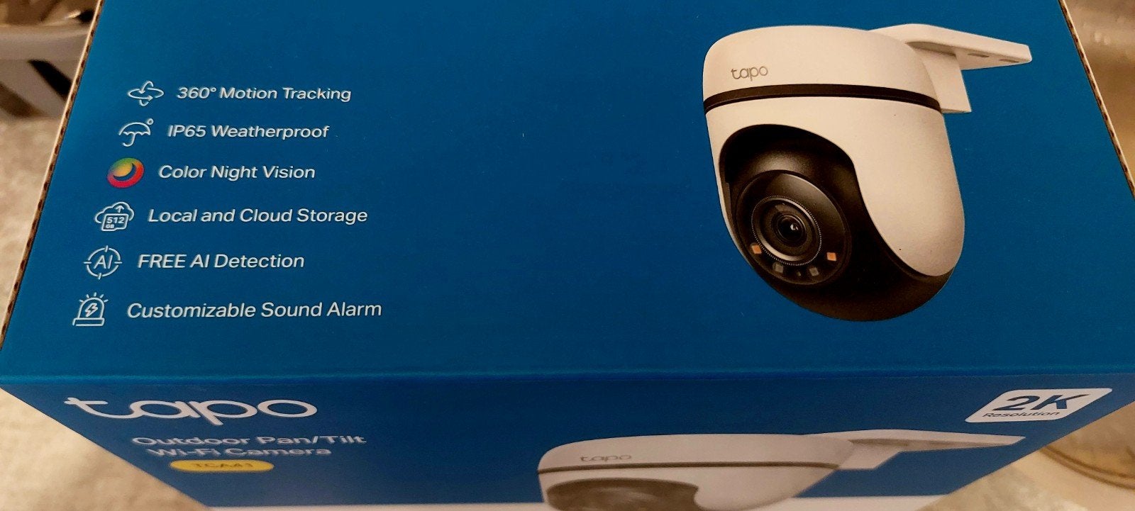 Nieuw! TP link Tapo beveiligingscamera 2K, Ophalen of Verzenden, Nieuw, Buitencamera