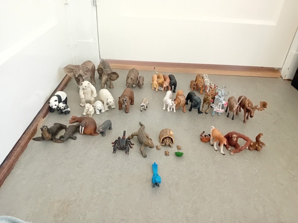 schleich dieren, Ophalen of Verzenden, Zo goed als nieuw, Wild dier, Beeldje of Figuurtje