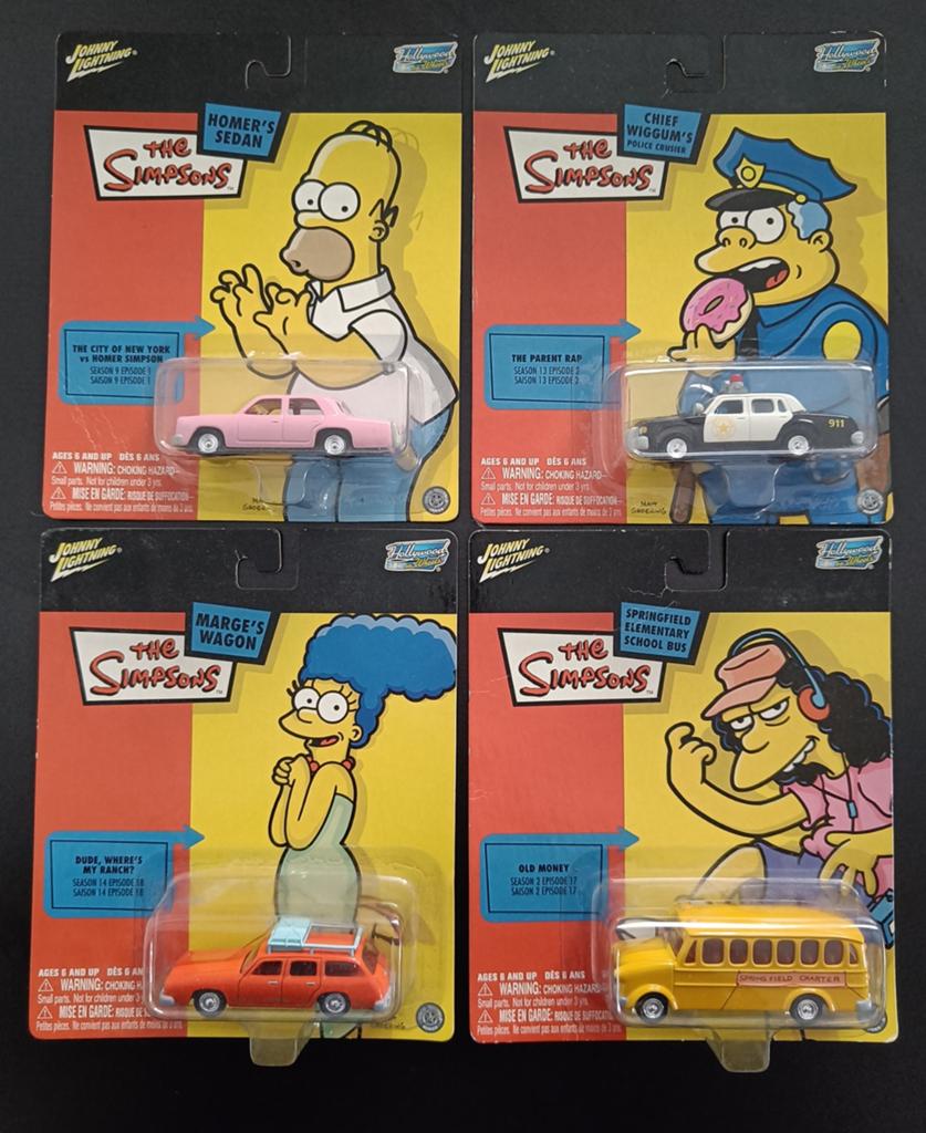 The Simpsons Johnny Lightning auto's., Ophalen of Verzenden, Nieuw