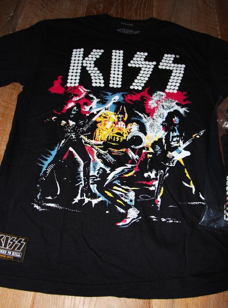T-shirt Kiss original limited alive, Cd's en Dvd's, Vinyl | Hardrock en Metal, Geseald, Ophalen of Verzenden, Nieuw in verpakking