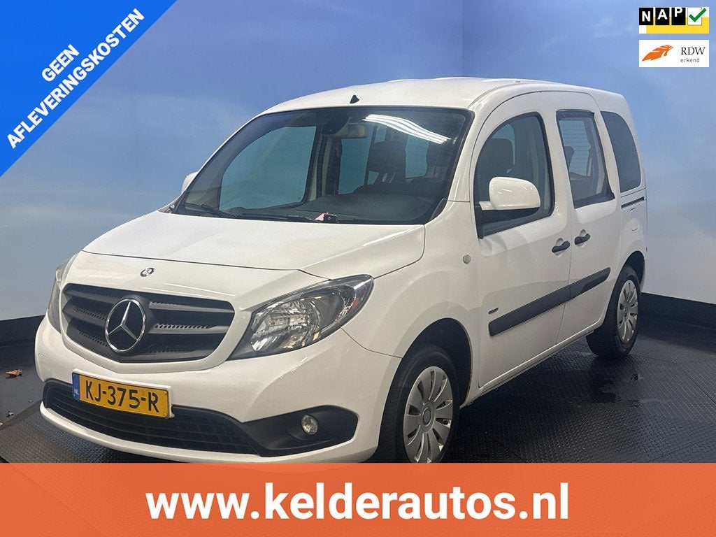 Mercedes-Benz Citan 112 Ambiente Airco | Cruise | Camera | P, 1350 kg, Stof, Gebruikt, Wit