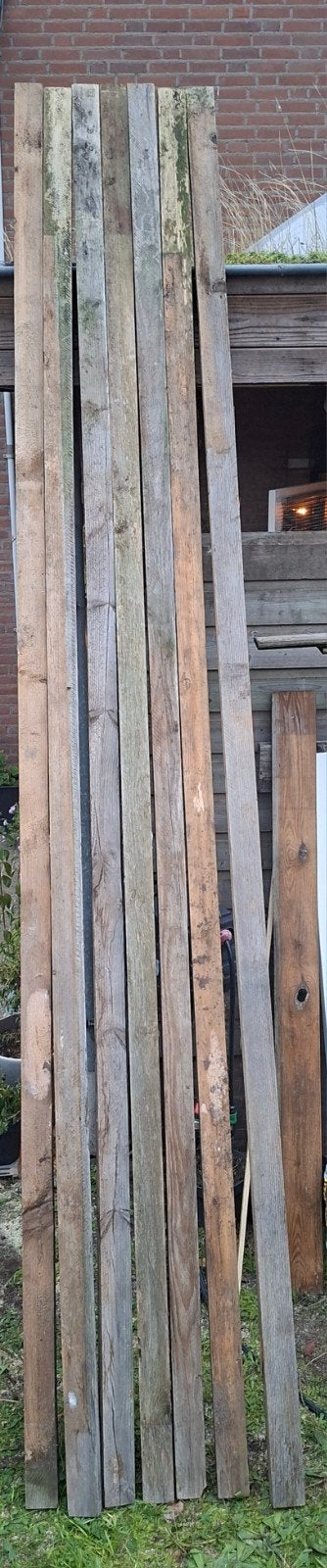 Vuren 50x70x3600., Doe-het-zelf en Verbouw, Ophalen, Balk, Vuren, 50 mm of meer
