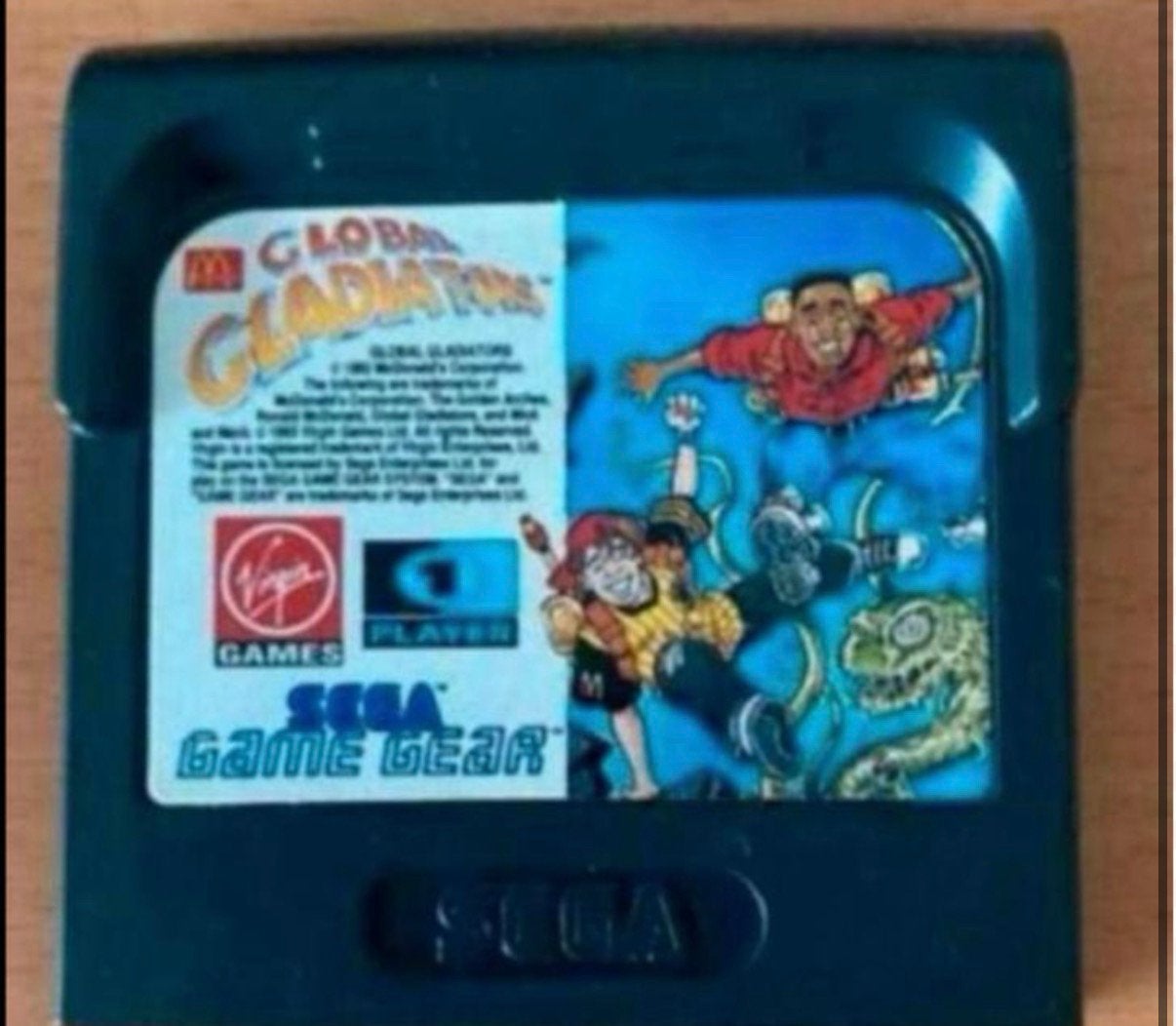 Global gladiators, Avontuur en Actie, Game Gear, Vincent's games, 1 speler