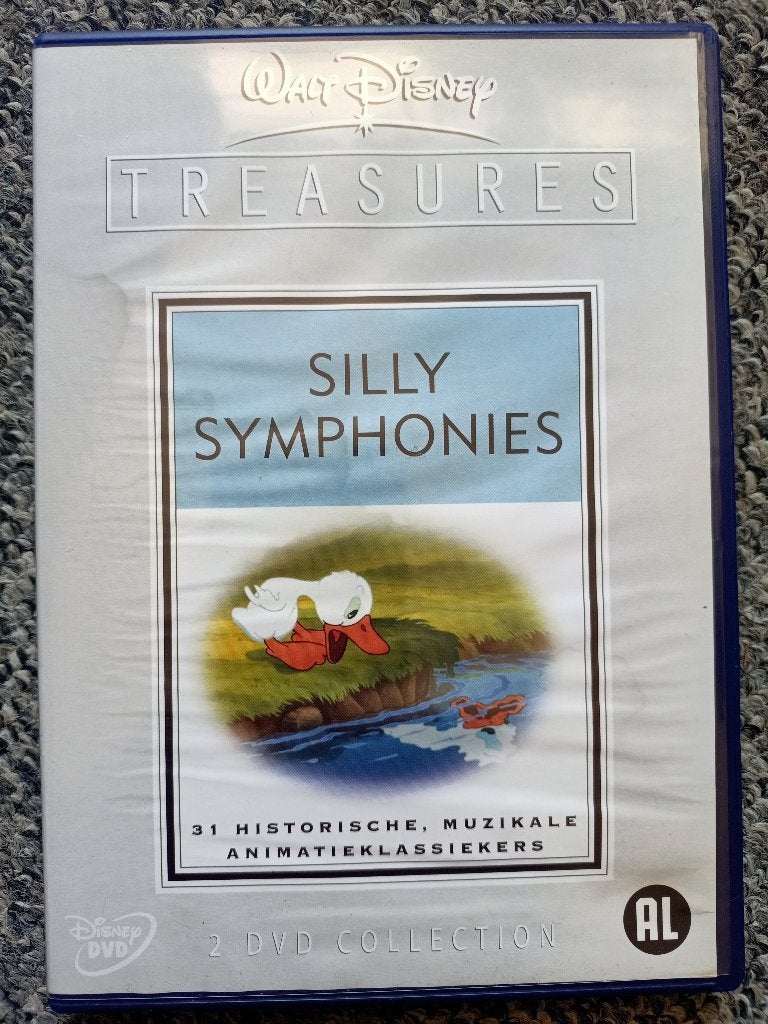 Walt Disney Treasures - Silly Symphonies 2dvd, Tekenfilm, Nederlands, Zo goed als nieuw, Alle leeftijden