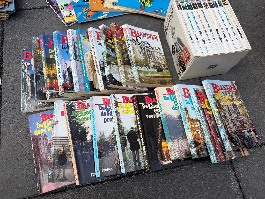 30 x Baantjer, heel veel Donald Ducks enz, Complete serie of reeks, Ophalen, Gelezen
