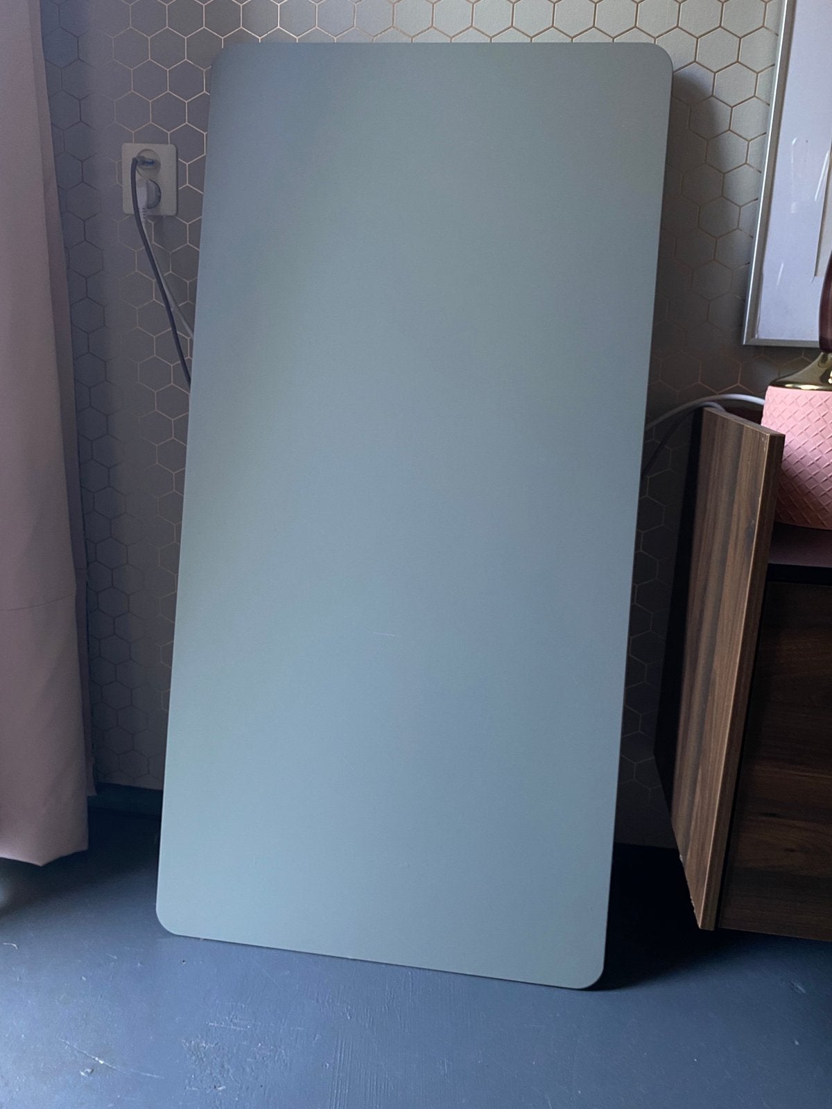 IKEA ÅMLIDEN bureaublad, Ophalen, Gebruikt, 120 cm, Grijs