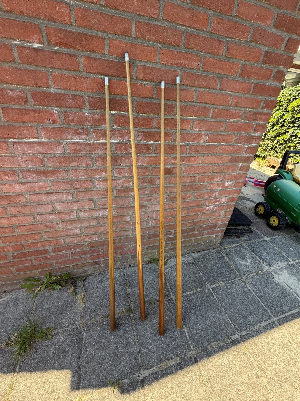 Biljartkeuen, ballen en scorebord, Sport en Fitness, Ophalen, Gebruikt, Keu of Ballen