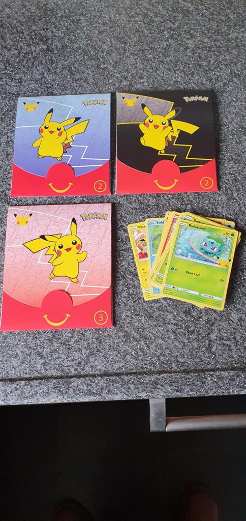 Complete McDonald's Pokémon Anniversary 2021 Non Holo set, Ophalen of Verzenden