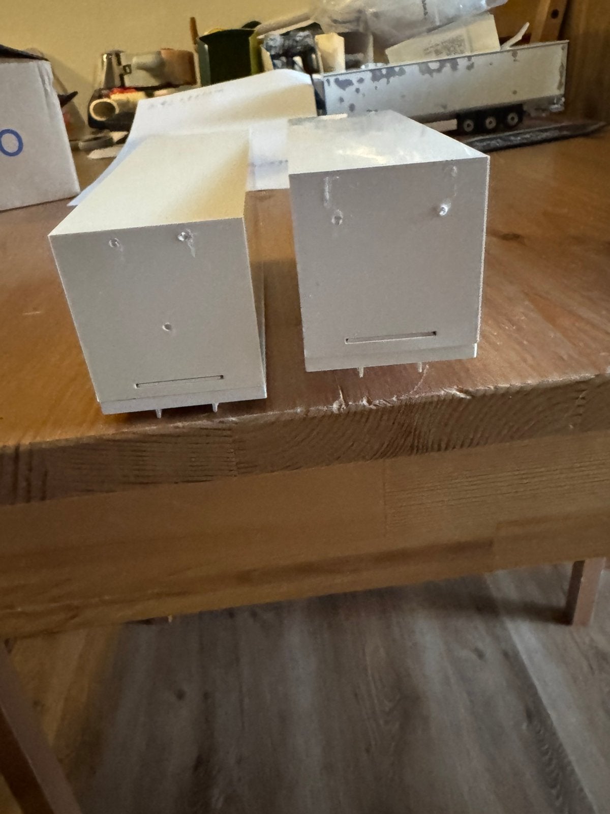 Tekno 1:50 Laadbakken, Hobby en Vrije tijd, Ophalen of Verzenden, Zo goed als nieuw, Bus of Vrachtwagen, Tekno