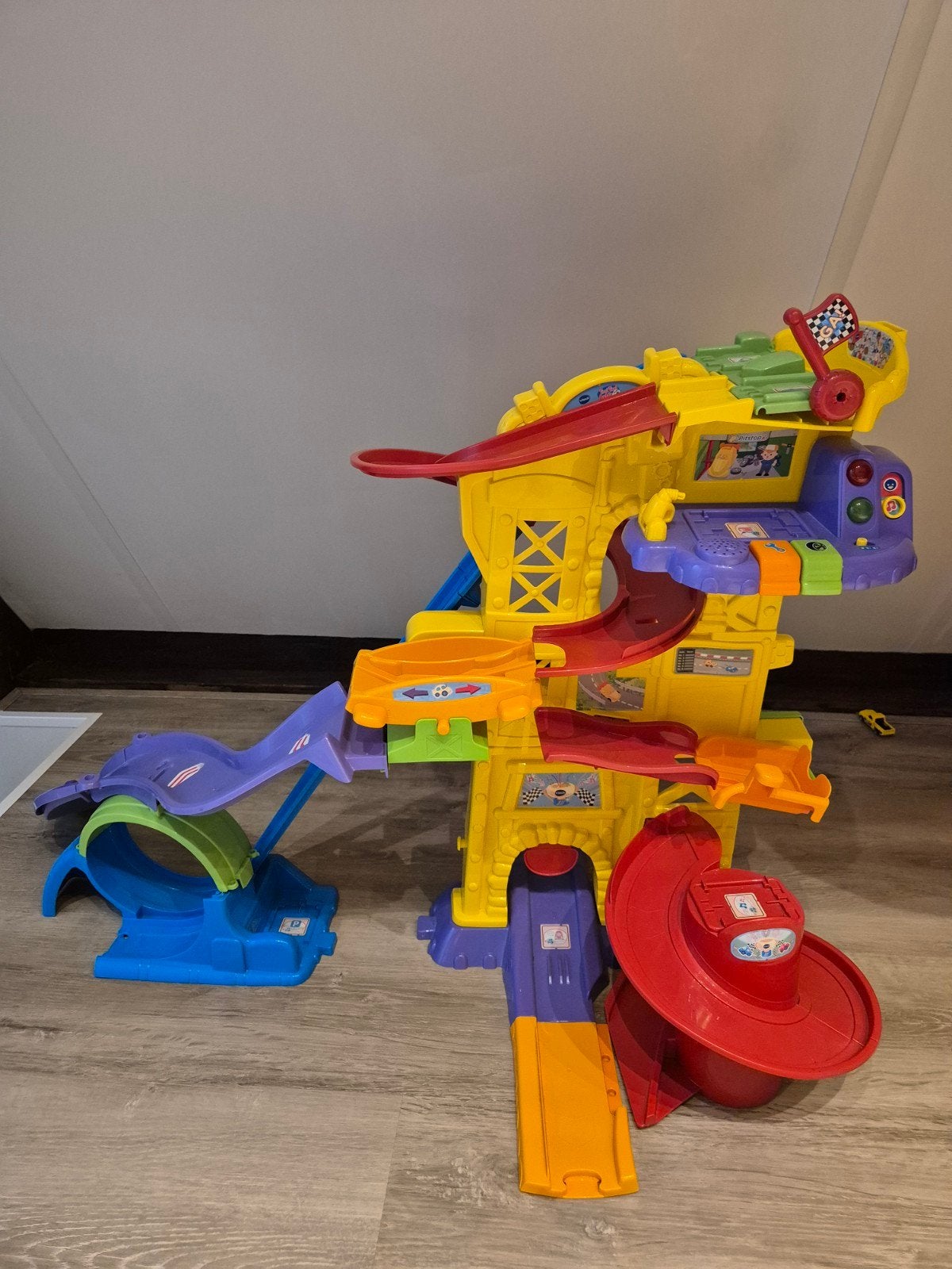 Vtech toet toet racebaan, Ophalen, Overige merken, Racebaan, Gebruikt