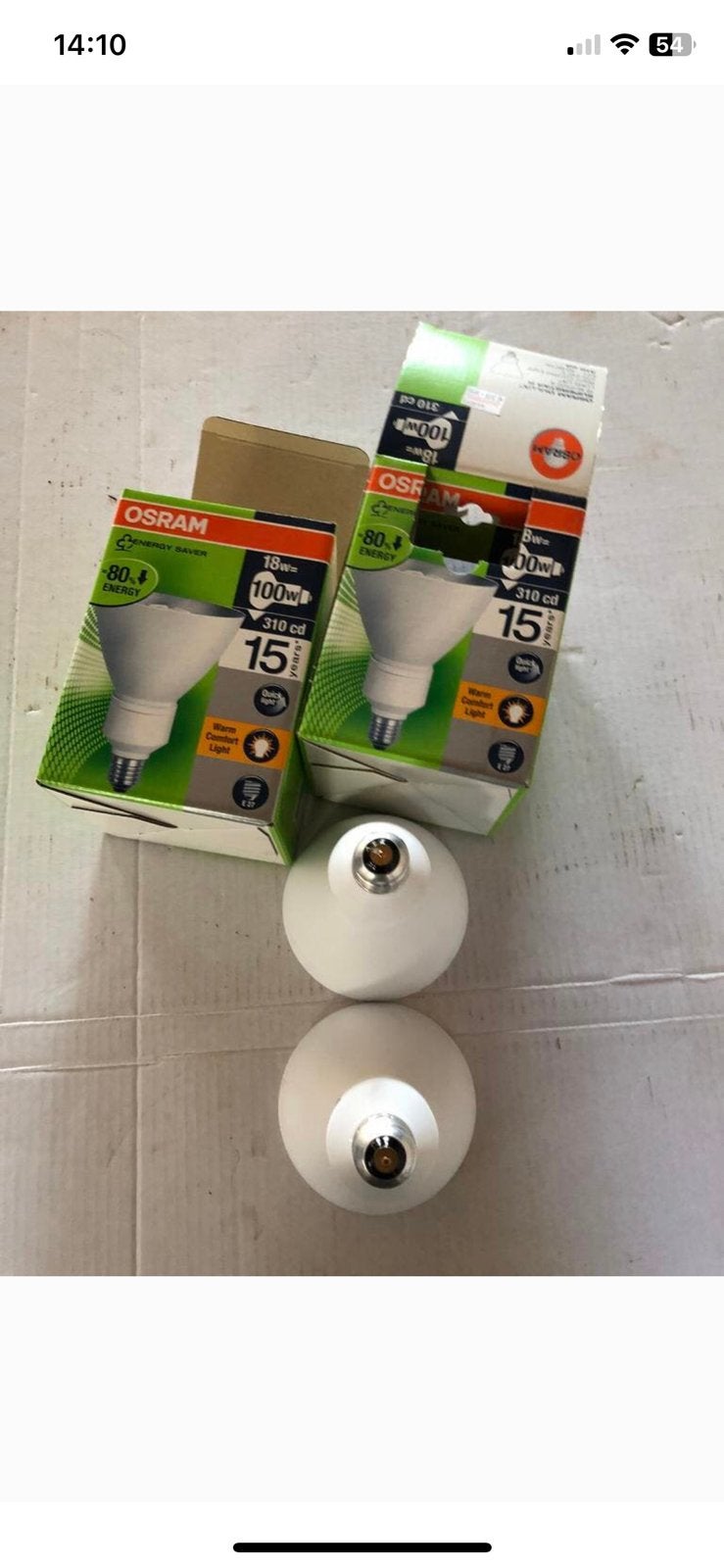 Lampen osram zie beschrijving, Ophalen of Verzenden, Nieuw