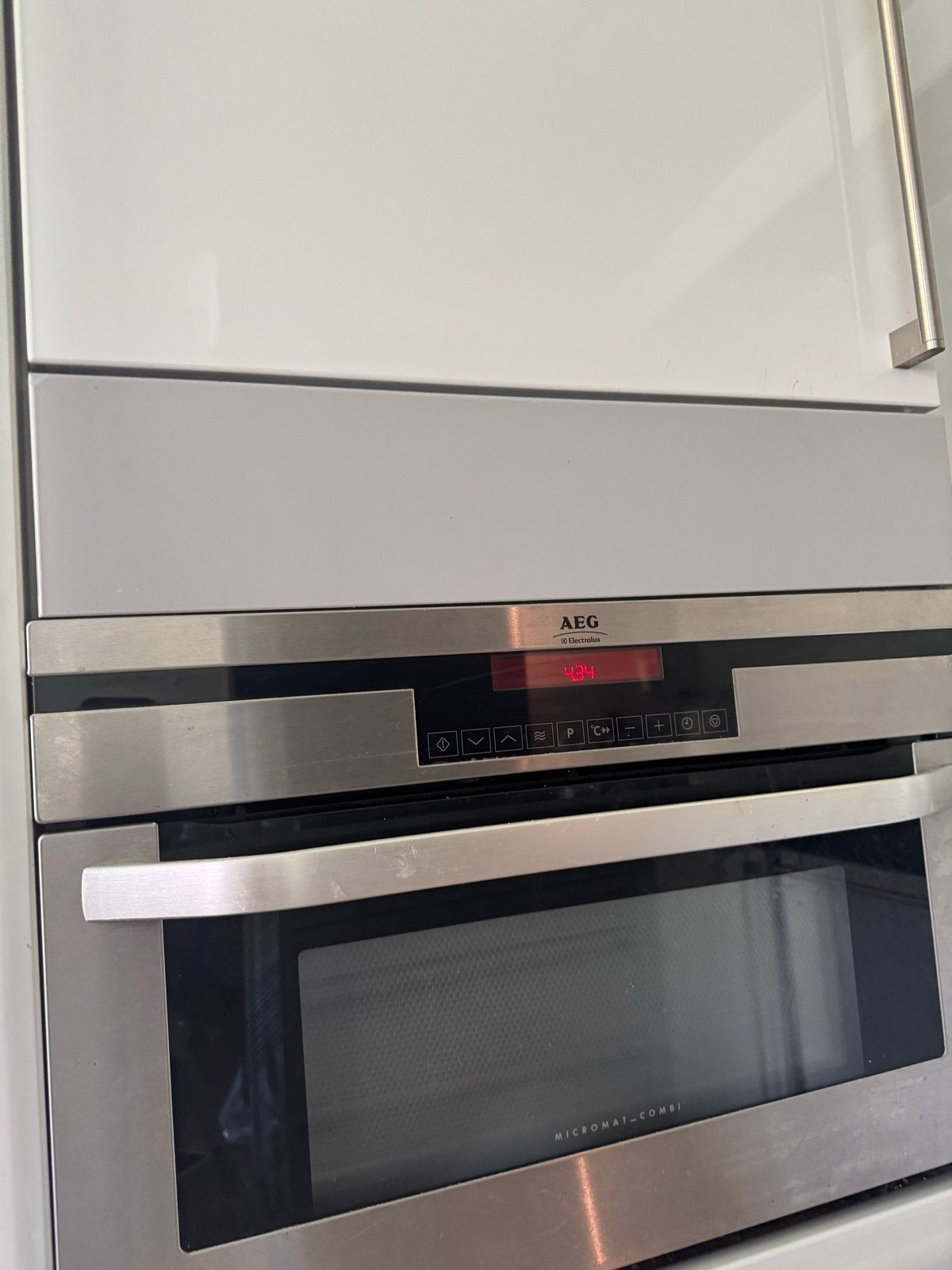 AEG Micromat Combi Inbouw Oven - Zo goed als nieuw, Ophalen, 45 tot 50 cm, Inbouw, 45 tot 60 cm