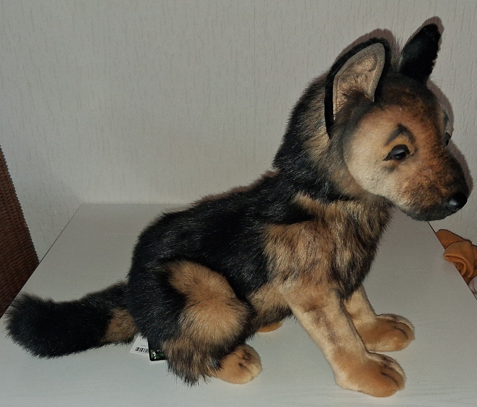 Hansa creation knuffel duitse herder pup, Kinderen en Baby's, Speelgoed | Knuffels en Pluche, Overige merken, Nieuw, Met label