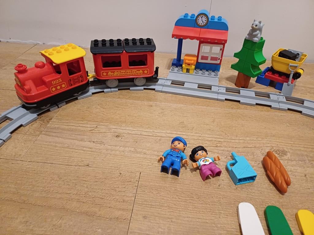 Duplo trein 10874, Kinderen en Baby's, Speelgoed | Duplo en Lego, Ophalen, Zo goed als nieuw, Duplo