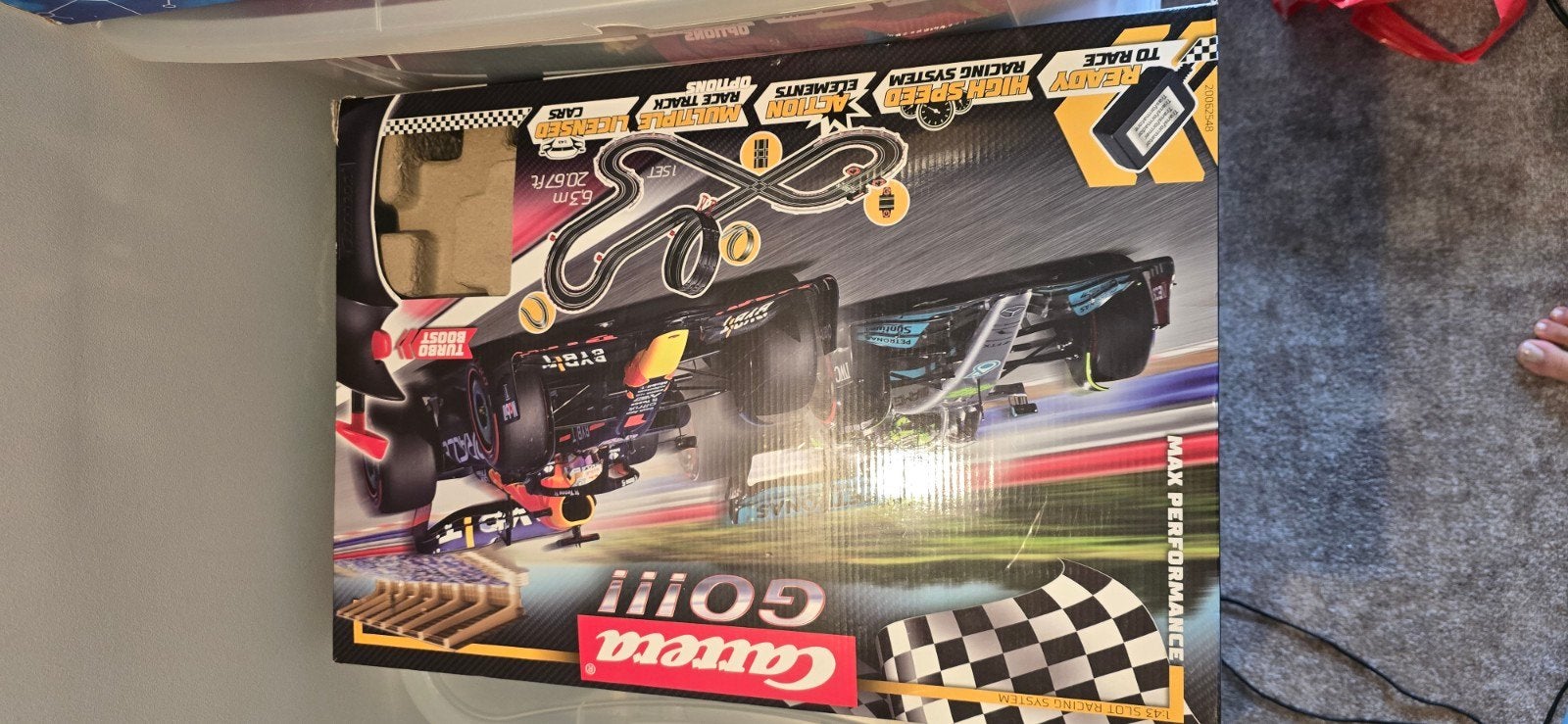 compleet carrera go racebaan, Ophalen, Zo goed als nieuw
