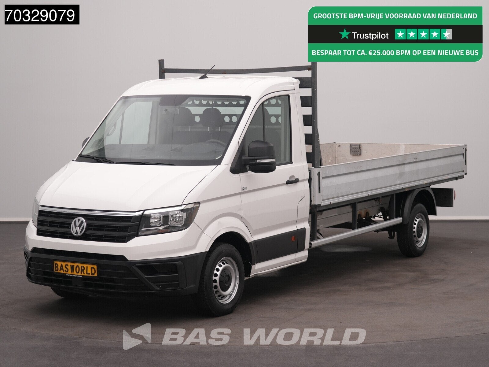 Volkswagen Crafter 177pk Open Laadbak 177PK Euro6 Pritsche P, Stof, Gebruikt, Euro 6, 4 cilinders