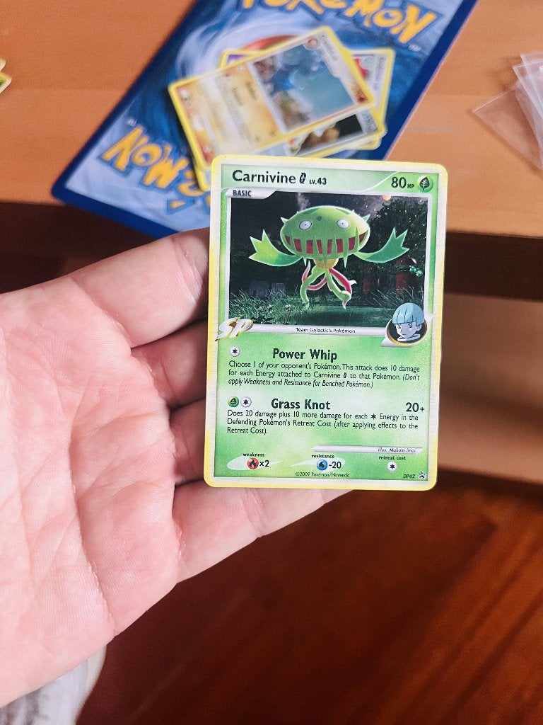 Carnivine DP42 Holo DP Promo Diamond & Pearl Pokemon, Verzenden, Zo goed als nieuw, Losse kaart, Foil