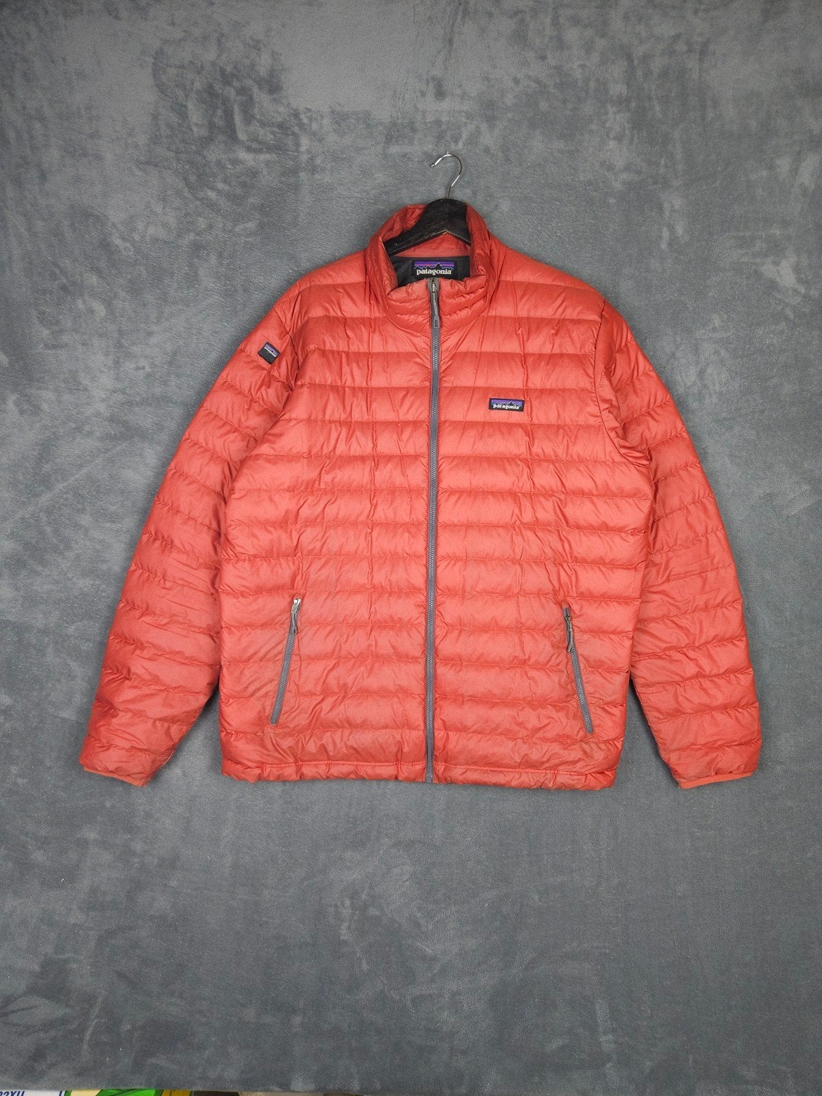Patagonia Puffer Jas XL Oranje Donsjas Outdoor Winter Warm, ., Maat 56/58 (XL), Oranje, Ophalen of Verzenden