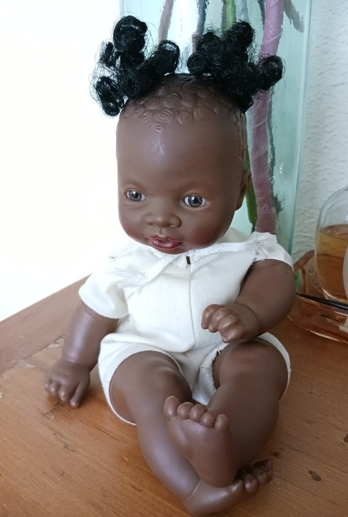 Baby pop Afrikaans Ant Juan, Verzamelen, Ophalen of Verzenden, Zo goed als nieuw, Pop