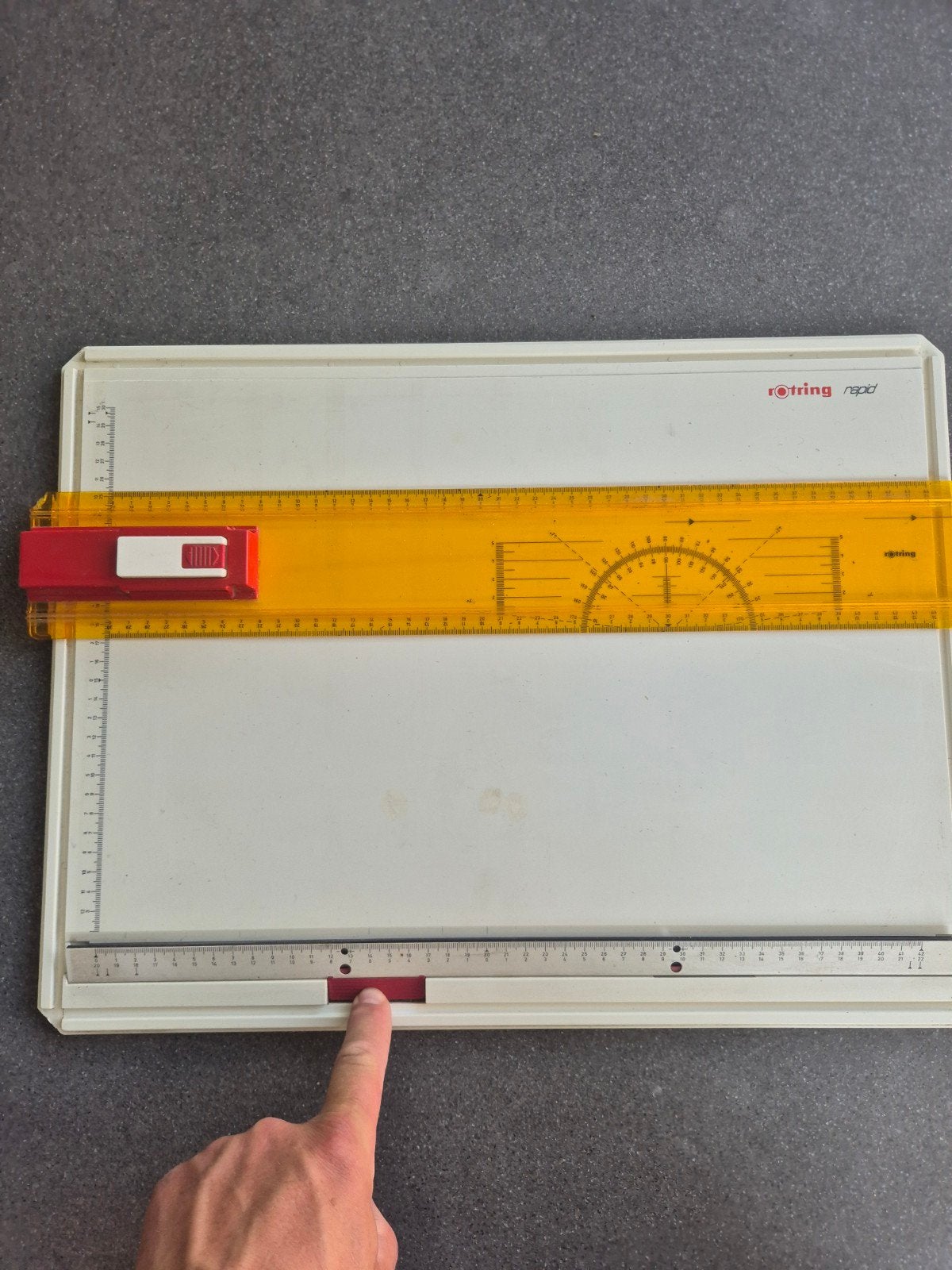 Rotring Rapid Tekentafel met Liniaal, Ophalen of Verzenden, Gebruikt, Minder dan 130 cm